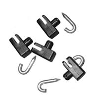 Príchytka na drôt PVC čierna