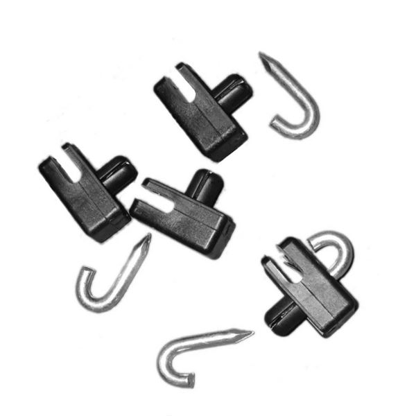 Príchytka na drôt PVC čierna